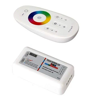 RF LED Nuotolinio valdymo pultelis 2.4 GHz Wireless RF Touch LED Dimeris RGB Valdiklis 5050 3528 RGB Šviesos 12V/24V