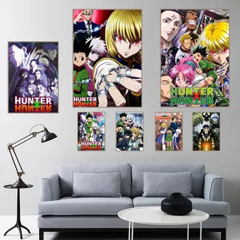 Hunter x Hunter Anime Plakatas Namų Kambario Dekoro Estetinės Sienos Meno Tapybos Lipdukai