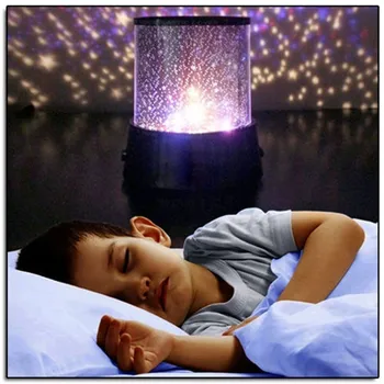 Creative 3D LED Žvaigždėtą Nakties Dangų Projektoriaus Lempa Žvaigždžių šviesos/Baterija LED Kambarys Dekoratyvinis Stalo Naktį Lempa