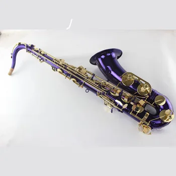 Priemonė MTS-270 B-butas alto saksofonas priemonė paviršiaus violetinė lako aukso raktas