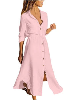 Naujos Suknelės Moterims 2023 Vasaros Kietas Atvartas Nereguliarus Raišteliu Juosmens Vieną Krūtinėmis Balta Suknelė Moterims Drabužių Streetwear