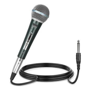 YS-58 Profesinės Laidinio Dinaminis Mikrofonas 6.5 mm Jungtis KTV Karaoke Etapo Vykdymo Sistemos Laidinio Nešiojamą Mikrofonas
