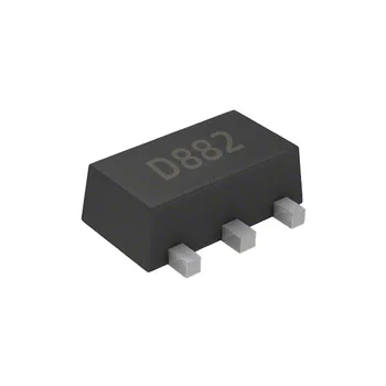 Mikroschemų tranzistorius 2SD882 3A 40V SOT-89 ekrano atspausdintas D882 NPN galios tranzistorius didmeninės