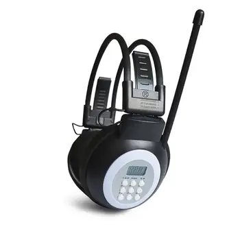 Ausinės Bevielės Stereo Ausinės laisvų Rankų įranga Nešiojamų HRD-308S Skaitmeninis 50-108MHz FM Radijo Triukšmo Panaikinimo