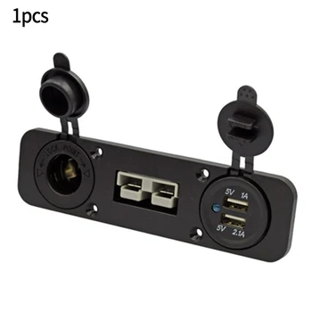 Lizdas Greitai Įkrauti Dvigubas USB Automobilinis Įkroviklis su LED Ekranu ir 12/24V Suderinamumo Idealiai tinka Brūkšnys Kameros ir GPS