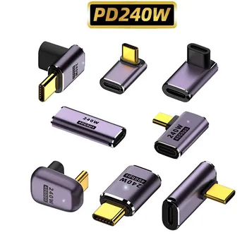 240W PD USB4.0 40Gbps OTG adapterio 8K@60HzUSB C-C tipo 48V@5A Greito įkrovimo konverteris duomenų adapteris, skirtas mobiliesiems Macbooks