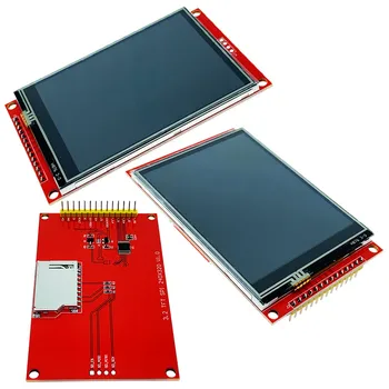 nemokamas pristatymas 320240 3.2 colių LCD modulis TFT ekranu ILI9341 full 0,8 mm pin tarpai 4-wire SPI Serijos