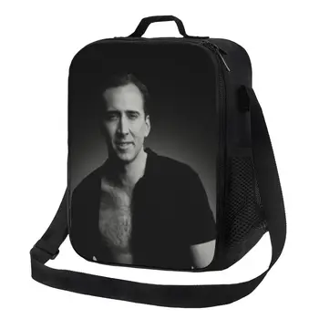 Kietas Nicolas Cage Izoliuoti Pietūs Tote Krepšys Moterims Nešiojamų Aušintuvas Šiluminis Maisto Priešpiečių Dėžutė Dirbti Mokykloje Kelionės
