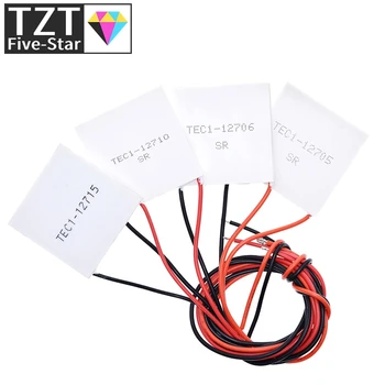 TEC1-12705 Termoelektriniai Aušintuvas Peltier TEC1-12706 TEC1-12710 TEC1-12715 40*40MM 12V Peltier Elemente Modulis