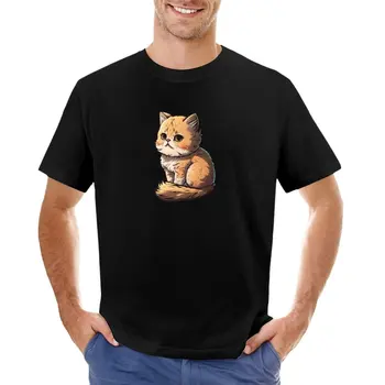Mielas Imbiero Katė T-Shirt Estetinės drabužiai, marškinėliai vyras anime korėjos mados vyrų drabužiai
