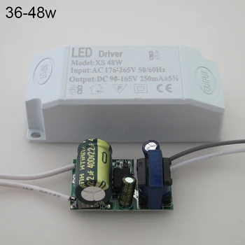 1pcs LED Ratai, Segmentuoti Nuolatinės Srovės Maitinimo Lubų Lempos Šviesos Transformatorius 8-50w Apšvietimo Reikmenys