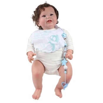 60cm Minkšta Šluoste, Naujagimiams 3D Gyvenime, Pavyzdžiui, Kūdikių Reborns Švietimo Žaislų Kolekcionavimas Vaikų Auklėjimas Žaidimas Žaislas